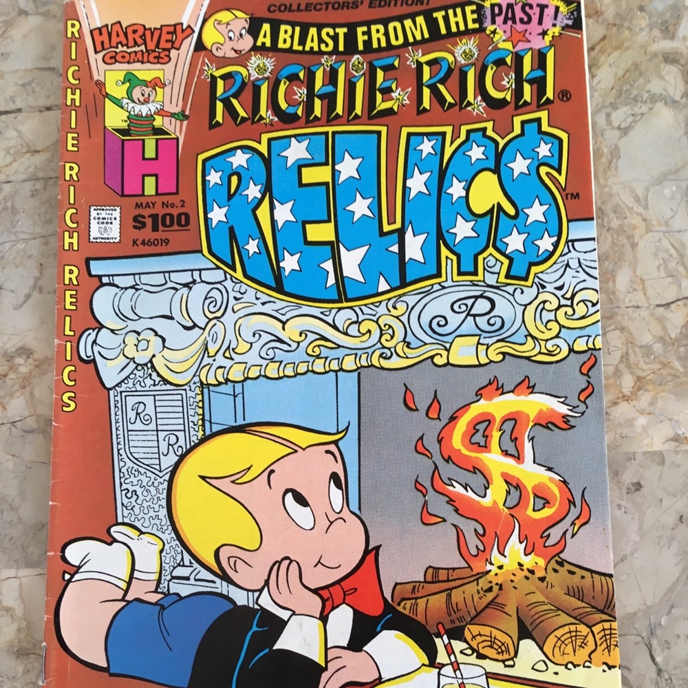 Richie rich #2 1988 Harvey comics free shipping